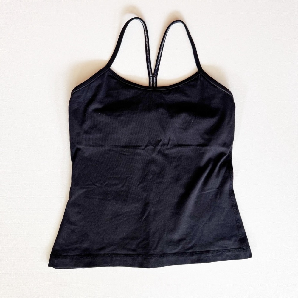 lululemon athletica Black Strappy Tank Top